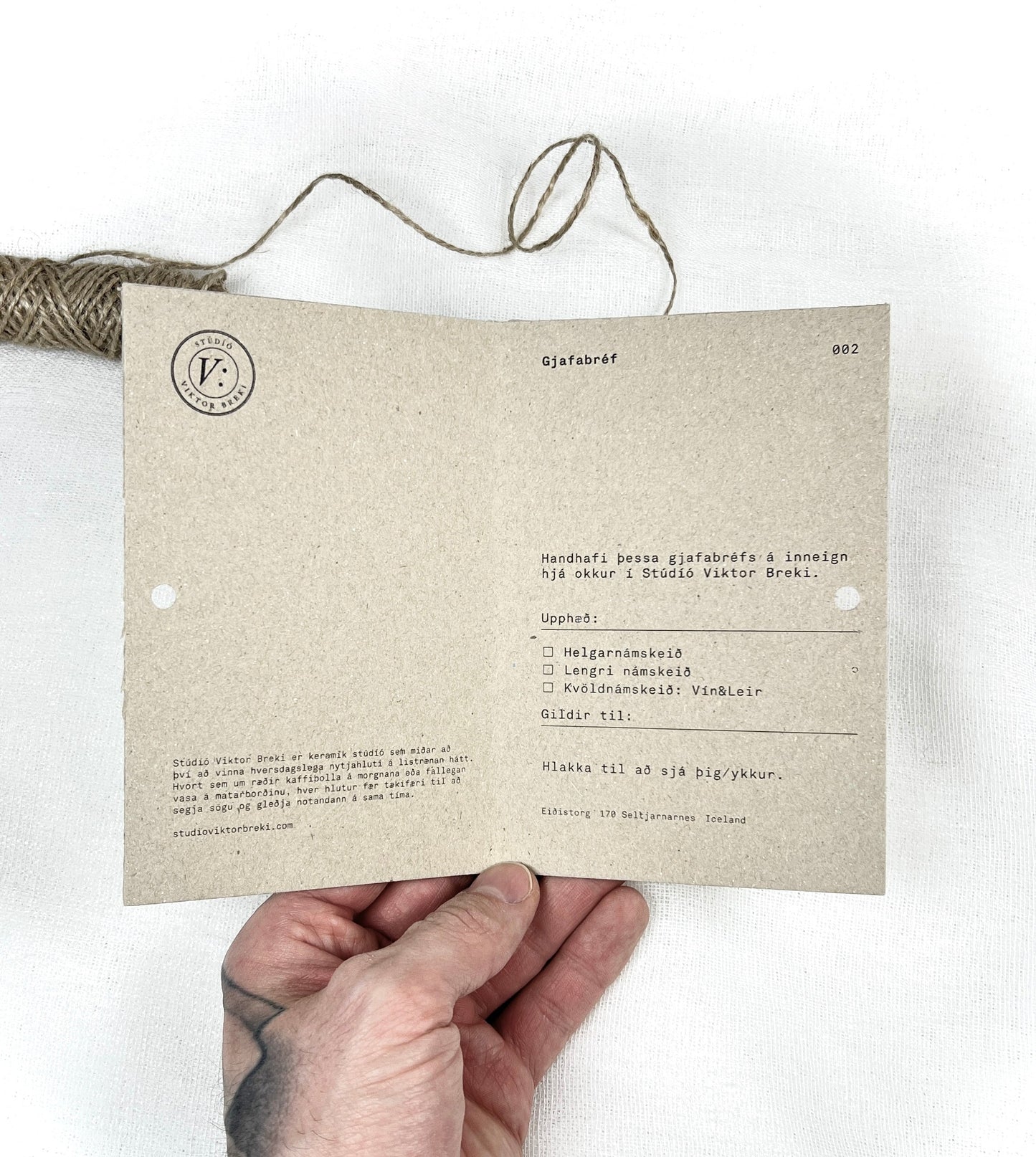 Studio Viktor Breki gift card