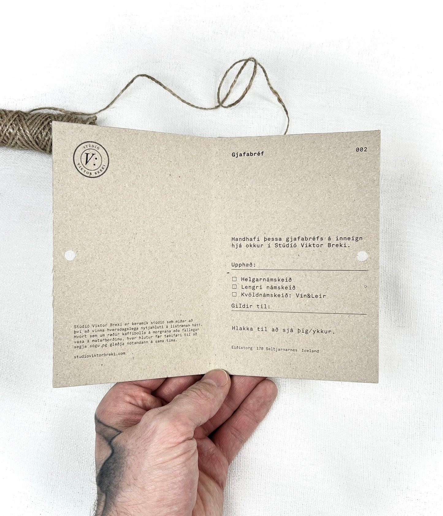 Gift Card for a Weekend course